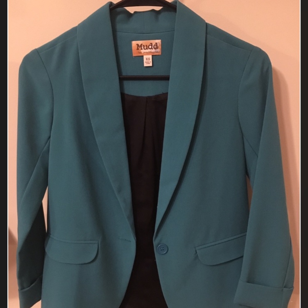 Teal blazer